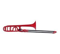 Cool Wind CTB-200 ABS Trombone con custodia morbida, rosso