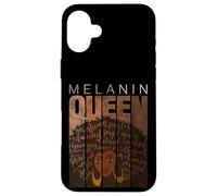 Cool Women Girls Black Melanin Queen Magic, Melanin Queen Custodia per iPhone 16 Plus
