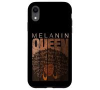Cool Women Girls Black Melanin Queen Magic, Melanin Queen Custodia per iPhone XR