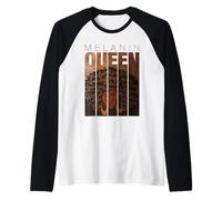 Cool Women Girls Black Melanin Queen Magic, Melanin Queen Maglia con Maniche Raglan