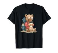 Cool World Traveller Teddy Bear Costume con Tazza e Borsa Maglietta