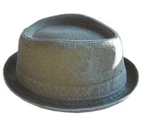 Cool4 Jeans Stonewashed Oliv Pork Pie Cappello Vintage SKA Rocky Breaking Bad PP12 (57), oliva, 57