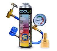 Cool5 Gas di ricambio + accessori (gas di ricambio 5 in 1 R1234YF + tubo + adattatore)