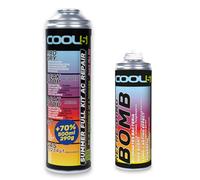 Cool5 Kit di riparazione per condizionatori d'aria Summer Full Kit AC Repair (R1234YF) - per auto dal 2017, 290 g + 70% prodotto + Refreshing Bomb