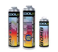 Cool5 Kit di riparazione per condizionatori d'aria Summer Full Kit AC Repair Summer AC Recharge + olio (R134a & R12) - per auto 1995 - 2016, 290 g + 70% prodotto + Refreshing Bomb