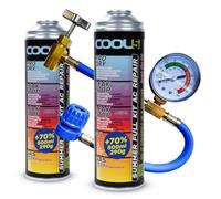 Cool5 Kit completo AC 5 in 1 (2 lattine 5 in 1 290 g R134a auto 1995-2016 + tubo)