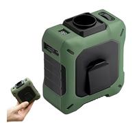 CoolBeltPro - Wearable Waist Fan & Power Bank with Desktop Stand, with Clip & Flashlight for Traveling, Outdoor, Camping (Green)