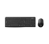 CoolBox COO-KTR-03W tastiera Mouse incluso Casa/ufficio RF Wireless QWERTY Spagnolo Nero
