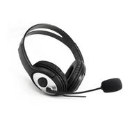 CoolBox coolCHAT 3.5 Auricolare Cablato A Padiglione Musica e Chiamate Nero Argento