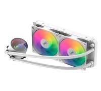 CoolBox Infinite Liquid 240 ARGB Processore Kit di raffreddamento a liquido 12 cm Bianco 1 pz
