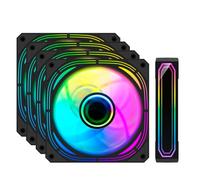 CoolBox Infinity Pro ARGB Case per computer Ventilatore 12 cm Nero 4 pz NEW