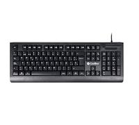 CoolBox COO-TEC04DNI tastiera Ufficio USB QWERTY Spagnolo Nero