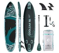 COOLCAA Tavola gonfiabile per stand up paddleboard con accessori premium SUP per pesca e yoga