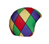 COOLCASC® Arlecchino - Copricasco Moto e Sci per Bambini - Personalizza il tuo casco bambino con una copertura protettiva vivace e divertente - Sci Accessori e Ideale per Bici - Taglia Unica