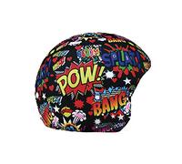 COOLCASC® Boom - Copricasco Moto e Sci per Bambini - Personalizza il tuo casco bambino con una copertura protettiva vivace e divertente - Sci Accessori e Ideale per Bici - Taglia Unica