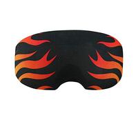 Coolcasc COOLMASC Fiamme - Copri Maschera Sci Uomo | Protezione Maschera Sci Contro Graffi e Danni | Custodia per Occhiali da Sci, Occhiali da Neve e Maschera Snowboard | Accessori per sciatori