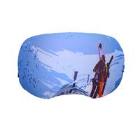 Coolcasc COOLMASC Skiers - Copri maschera sci uomo | Protezione contro graffi e danni | Custodia per occhiali da sci, occhiali da neve e maschera snowboard | Accessori per sciatori