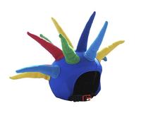 COOLCASC® Copricasco Universal - Compatibile con casco jet, bici e skate | Lycra elastica si adatta a qualsiasi casco, taglia unica, personalizza il tuo casco, facile da indossare, regalo