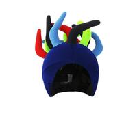 COOLCASC® Copricasco Universal - Compatibile con casco jet, bici e skate | Lycra elastica si adatta a qualsiasi casco, taglia unica, personalizza il tuo casco, facile da indossare, regalo