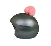 Coolcasc Funda Universal de Casco Exclusive Gris pon-pon Rosa