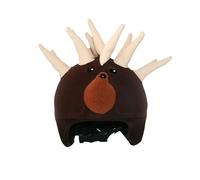 Copriscocca per casco bici bambino Coolcasc Animals Herisson Marron TU