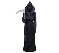 CoolChange Costume di Carnevale, per adulti, con falce, viso nascosto