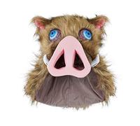 CoolChange Maschera da cinghiale di D. Slayer/cappello con pelo per cosplay di Inosuke Hashibira