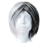 CoolChange Parrucca della Serie Dangan Ronpa di Monokuma, Bianca e Nera