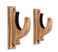 CoolChange Porta spada da parete | Supporto da parete Katana in bambù | Marrone | Materiale di montaggio incluso