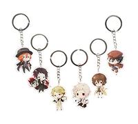 CoolChange Portachiavi di Bungo Stray Dogs con 6 Figure Chibi