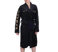 CoolChange Toman Accappatoio con carattere ricamato per i fan di Tokyo Revengers | Taglie: S/M, L/XL, Nero , M