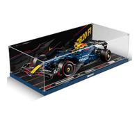 cooldac Vetrina acrilica compatibile con Lego 42206 Oracle Red Bull Racing RB20 F1 auto da corsa (solo scatola, nessun modello), resistente alla polvere trasparente HD Backdrop Display Case per auto