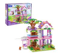 Cooldele Set di 558 pezzi Steam Wald albero casa con animali, regalo di compleanno per bambini, ragazze e ragazzi di età 6, 7, 8, 9, 10, 11 e 12 anni
