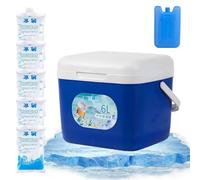 Cooler 6L Long-Lasting Airtight with Handle r Travel Tailgating Beach