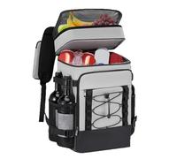 Cooler Backpack, Insulated Bag, 15.75x11.02x8.66 Inches Waterproof Oxford Cloth Portable Ice Box Pack, Chill Back Bags for Fishing, Hiking, Camping, Beach, Picnic, Work, Travel, School