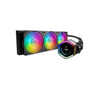 Cooler Master MasterLiquid 360 Ion CPU Cooler Liquid - Display LCD 2,1", Raffreddamento Ad Acqua AIO, Pompa Doppia Camera Gen X, Ventole Mobius 120P ARGB, RGB Gen 2 Indirizzabile, Staffe LGA1700 e AM5