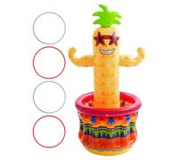 Cooler Gonfiabile Da Piscina Cooler Portatile Hawaiano 122 Cm Da Birra E | Articoli Da Bar Per Feste In Piscina Tropicali per Birra BBQ Bar Giochi da Spiaggia Vacanze Compleanni Laurea