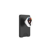 Cooler Gorilla con cuffie Scimmia Street Style Musica Party PopSockets PopWallet per MagSafe
