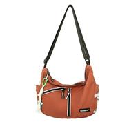 Cooler Hip Hop Nylon Crossbody Bag Per Uomini E Donne Streetwear Grande Capacità Cerniera Spalla Riflettente Hip Hop Crossbody, b