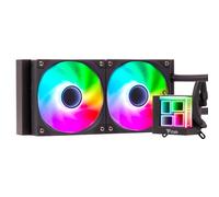 itek HYDRO CUBE 240B Processore Kit di raffreddamento a liquido 12 cm Nero 1 pz