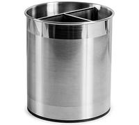 Cooler Kitchen Portautensili Rotante, Extra Large e Robusto, divisorio Removibile e Inserto Aderente Porta Utensili da Cucina A Prova di ruggine e Lavabile in lavastoviglie - Acciaio Inossidabile