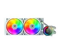 Cougar Poseidon Elite 240 ARGB CPU Liquid Cooler Intel sk1700 AMD AM4/AM5 Bianco