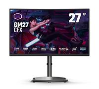 Cooler Master 27" curvo Frameless 240Hz FHD 1920 x 1080 Desktop Gaming PC Monitor, VA 8bit w/Quantum dot, 0.5ms (MPRT), Curve 1500R, Adaptive Sync, DP 1.2 * 1 + HDMI 2.0 * 2, VESA Mount