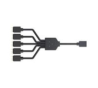 Cooler Master Splitter Da 1 A 5 A-rgb A 3 Pin One Size Black