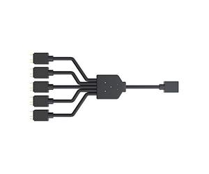 Cooler Master ARGB 1-to-5 Cavo Splitter, 3-Pin LED Connector, 58 cm