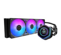 Cooler Master Atmos II 360 Pannello LCD Freeform 2.0 CPU Liquid Cooler, pompa a doppia camera, illuminazione aRGB personalizzabile, Qperation silenzioso, facile installazione, AMD Ryzen 9 AM5|4, Intel
