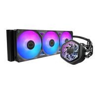 Cooler Master Atmos II 360 VRM Freeform 2.0 CPU Liquid Cooler, pompa a doppia camera, illuminazione aRGB personalizzabile, Qperation silenzioso, facile installazione, AMD Ryzen 9 AM5|4, Intel Ultra i9