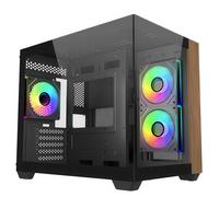 Cooler Master Elite 481 Wood Mini Tower Nero