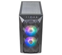 COOLER MASTER CASE MASTERBOX TD300 MESH BLACK ARGB, SIDE-PANEL, MID-TOWER, MICRO-ATX MINI-ITX NEW