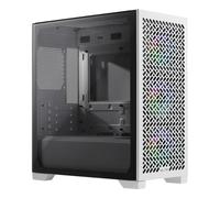 Cooler master case mb atx/micro atx/mini itx, 3 ventole argb, supporto rad 280mm, usb-c, bianco